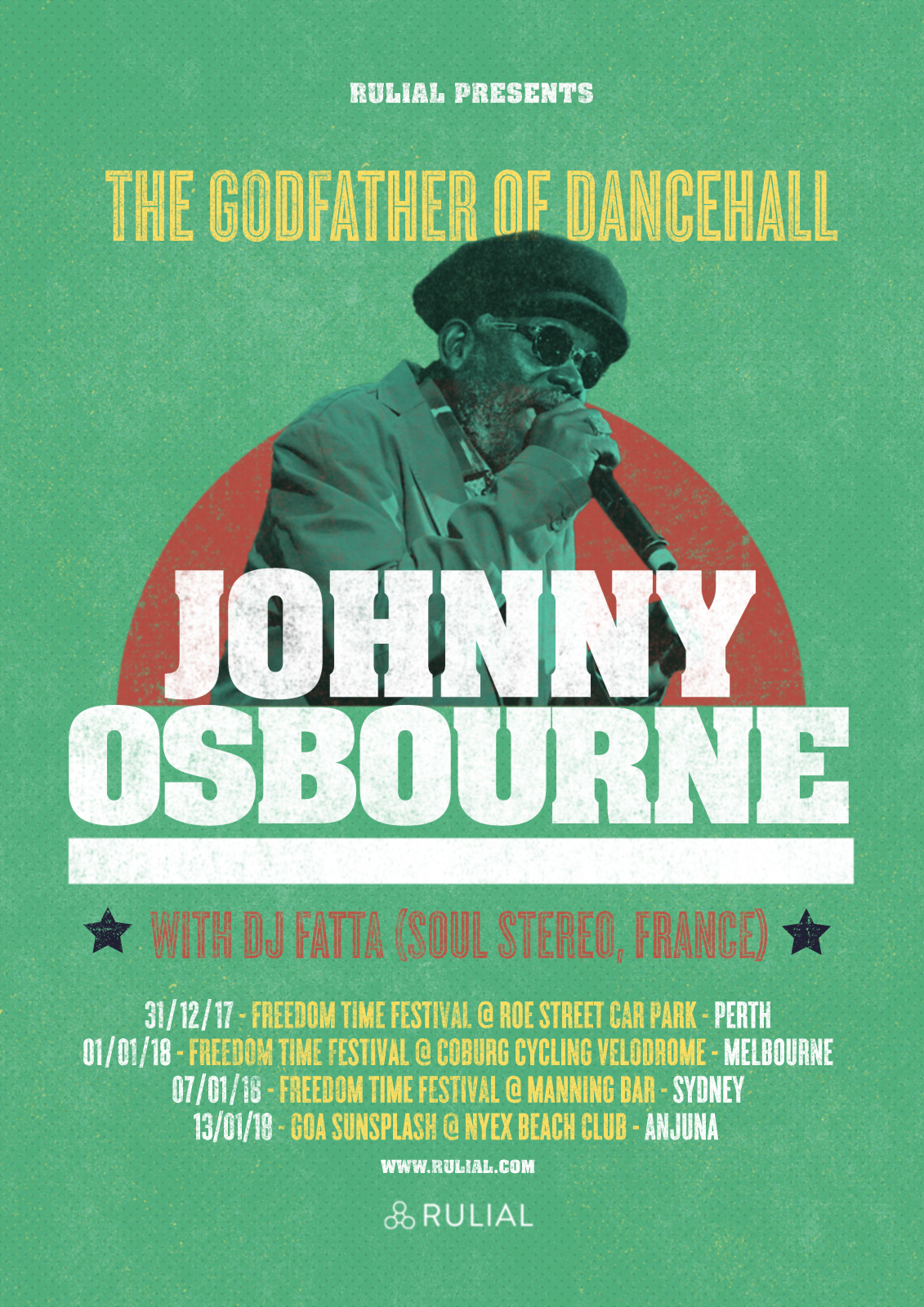 JOHNNY OSBOURNE AUSTRALIA & GOA TOUR