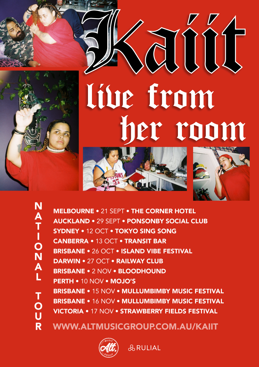 KAIIT “LIVE FROM HER ROOM” AUSTRALIA & NEW ZEALAND LAUNCH TOUR